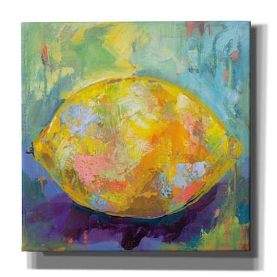 Epic Graffiti "Lemon" by Jeanette Vertentes, Canvas Wall Art