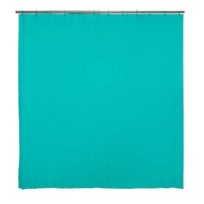 Kenney Lightweight PEVA Shower Curtain Liner and C-Ring Set, 70" W x 72" H