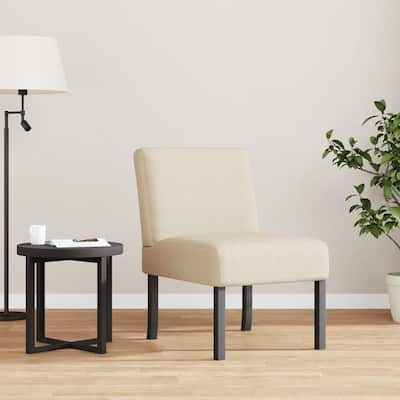 vidaXL Slipper Chair different color Fabric - 18.9" x 25.2" x 28.3"