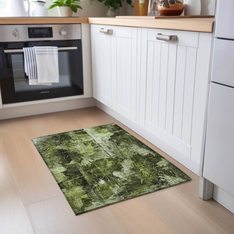 Paz Garden-Inspired Weather Resistant Timeless Fusion Outdoor Rug