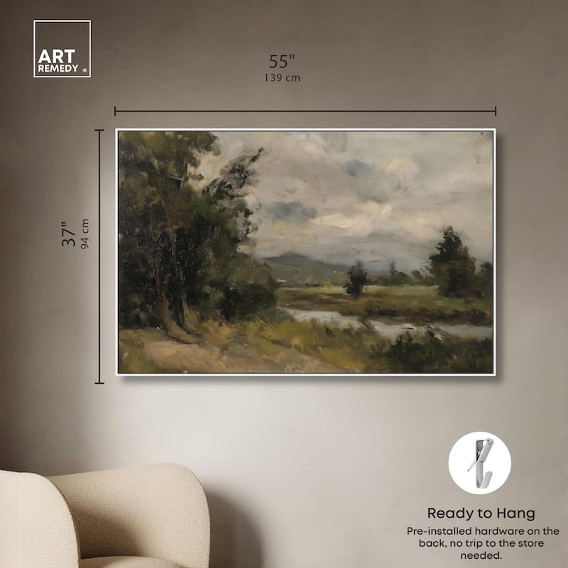 River's Path Canvas by Art Remedy