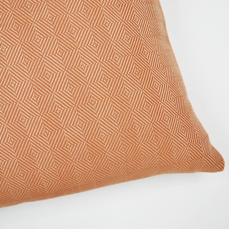 Jiti Indoor Classic Transitional Herringbone Woven Jacquard Patterned Decorative Square Throw Pillows 20 x 20