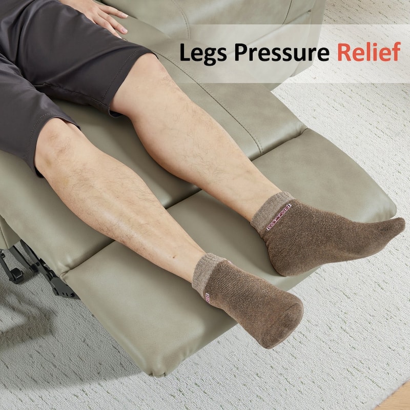 MCombo 62.6'' RV Recliner Loveseat Sofa with Console, Zero Wall Hugger Power Loveseat Recliner with USB Charge Ports, Outlet