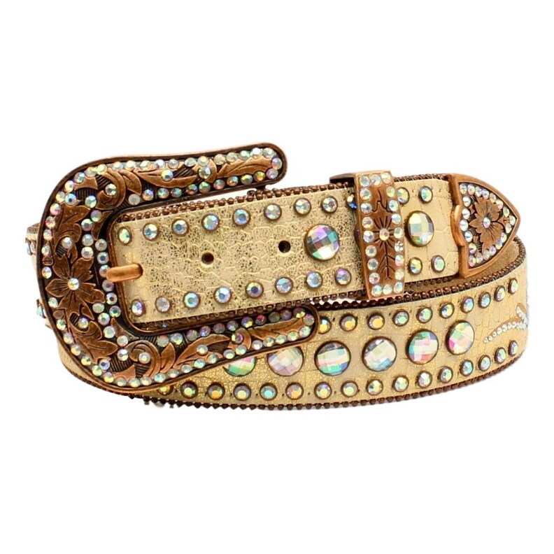 nocona rhinestone belt