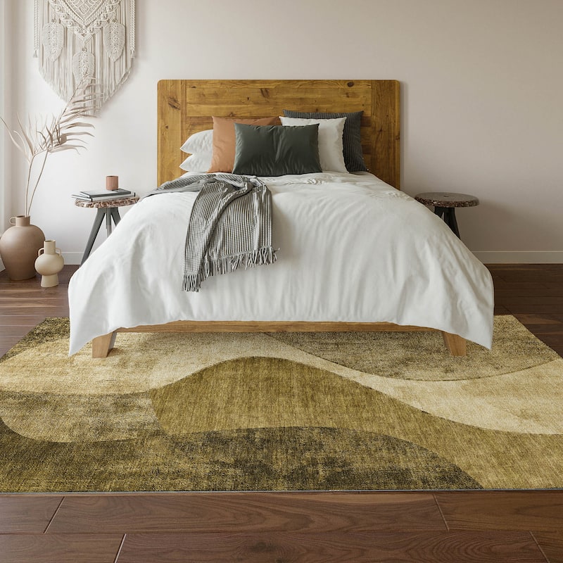 Premium Washable Super Soft Abstract Glam Mayfield Rug