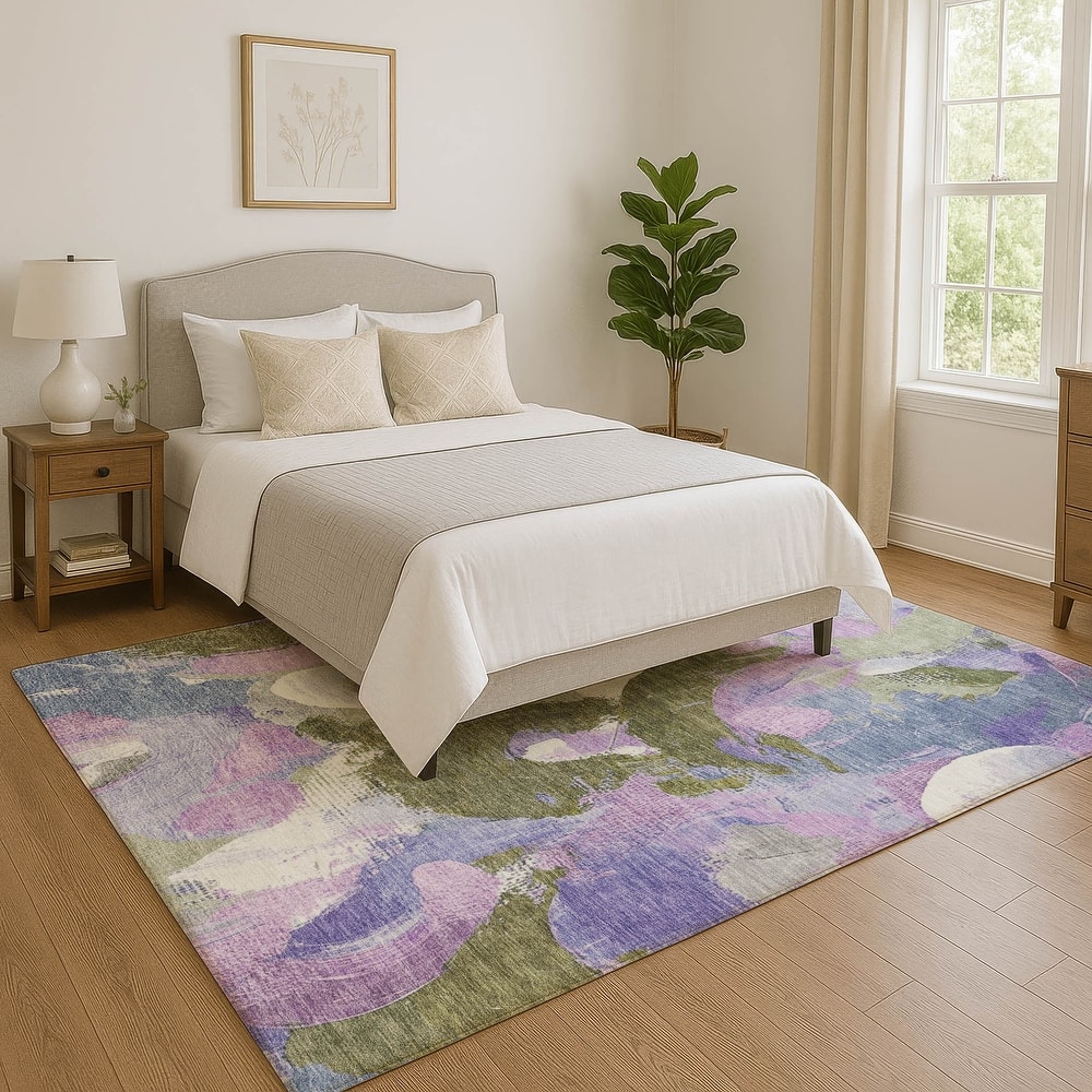 Premium Washable Super Soft Abstract Contemporary Mayfield Rug