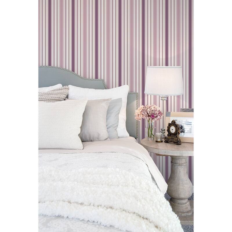 Galerie Wallcoverings Smart Stripes 2 Barcode Stripe Vinyl on Non-Woven Matte Wallpaper Roll