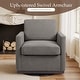 preview thumbnail 39 of 154, Set of 2 Modern Swivel Accent Armchairs Upholstered Arm Chairs