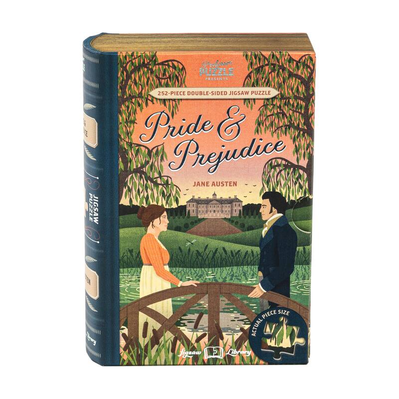 Jane Austen's Pride and Prejudice Double-Sided Jigsaw Puzzle - 252 Pcs - N/A