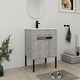 preview thumbnail 3 of 62, Bathroom Vanity With Sink In 24/30/36 Inch, Floating Bathroom Vanity or Freestanding Vanity With Soft Close Door