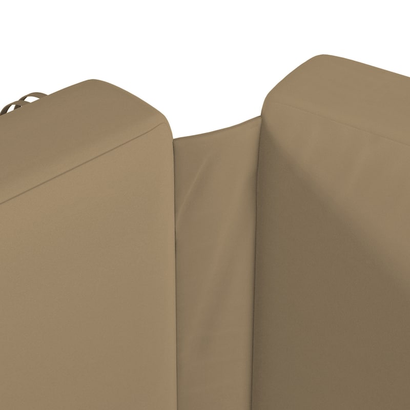 California Umbrella Outdoor Chaise Lounge Cushion, 24" x 78", Memory Foam, Sunbrella Fabric