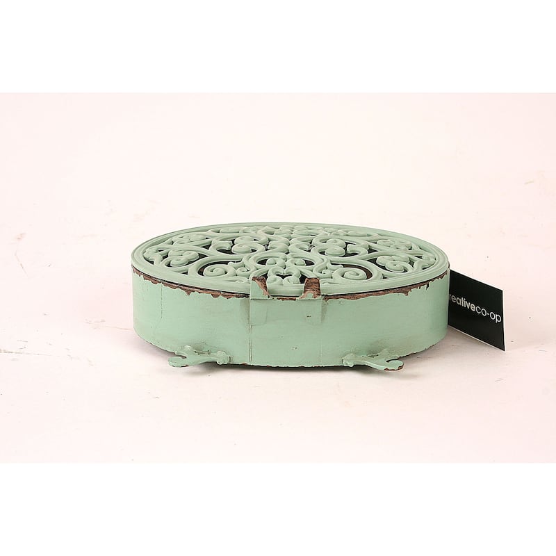 Decorative Pewter Mantel Clock