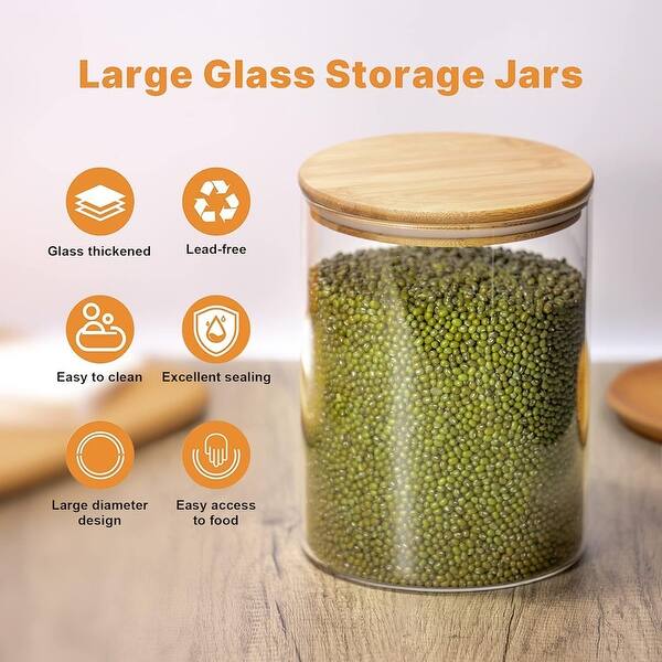 Glass Storage Jars Bed Bath & Beyond 39467171