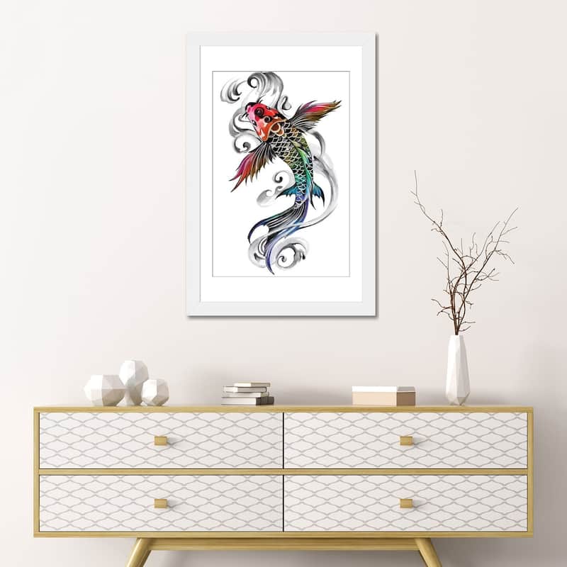 iCanvas "Rainbow Koi" by Katy Lipscomb