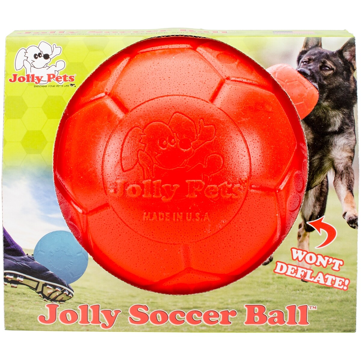 jolly soccer ball dog toy