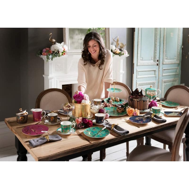 Portmeirion Sara Miller London Chelsea Collection 2 Pint Teapot - 2 Pint