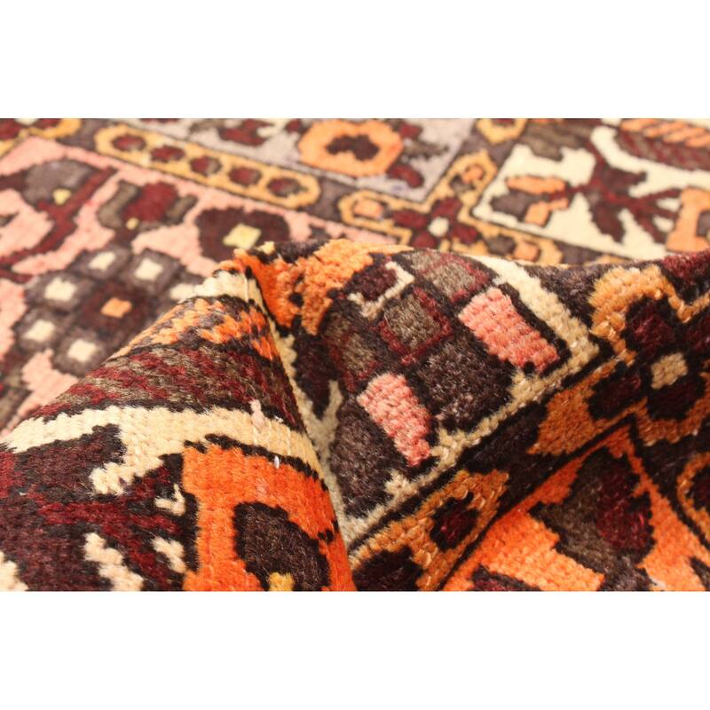 ECARPETGALLERY Hand-knotted Andelz Burgundy Wool Rug - 4'0 x 5'4