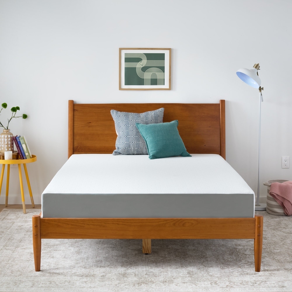 Linenspa Cooling Gel Memory Foam Mattress with Green Tea Infusion - 6, 8, 10, 12 Inch