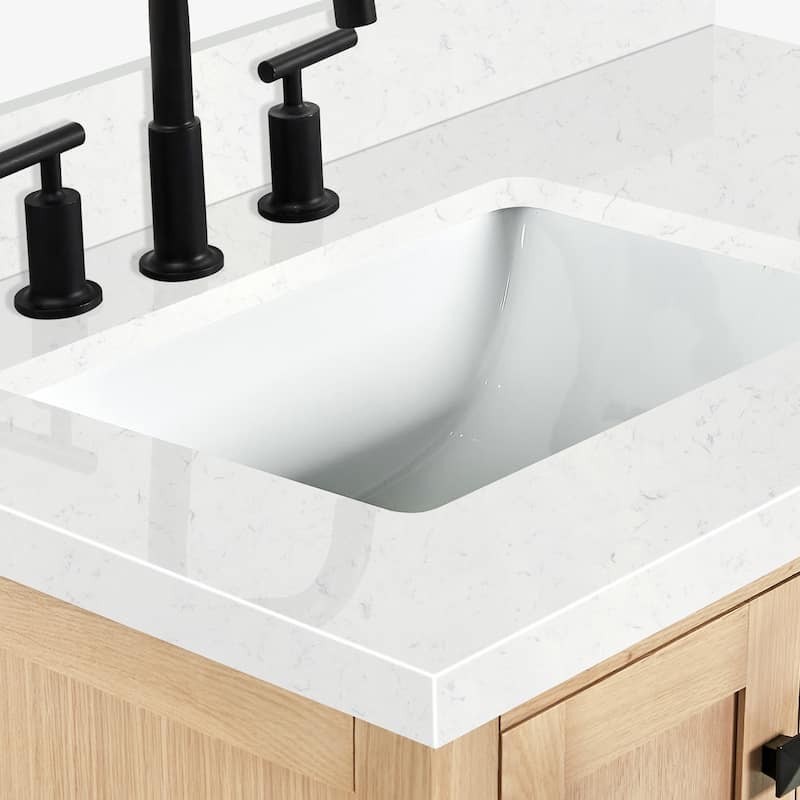 Ariel A036SLCQRVO Cambridge 36" Free Standing Single Basin Vanity Set