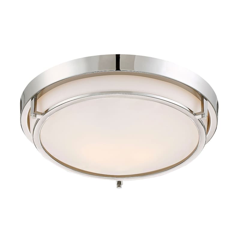 Meridian M60019 2 Light 13" Wide Flush Mount Bowl Ceiling Fixture