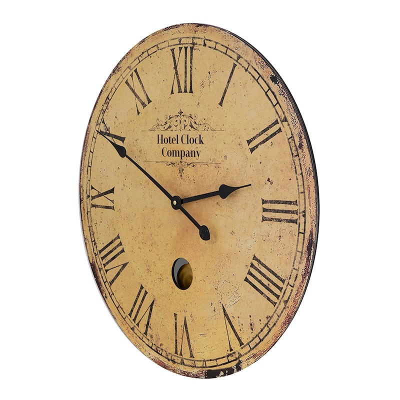 Modern D23x2.2" Wall Clock - Beige