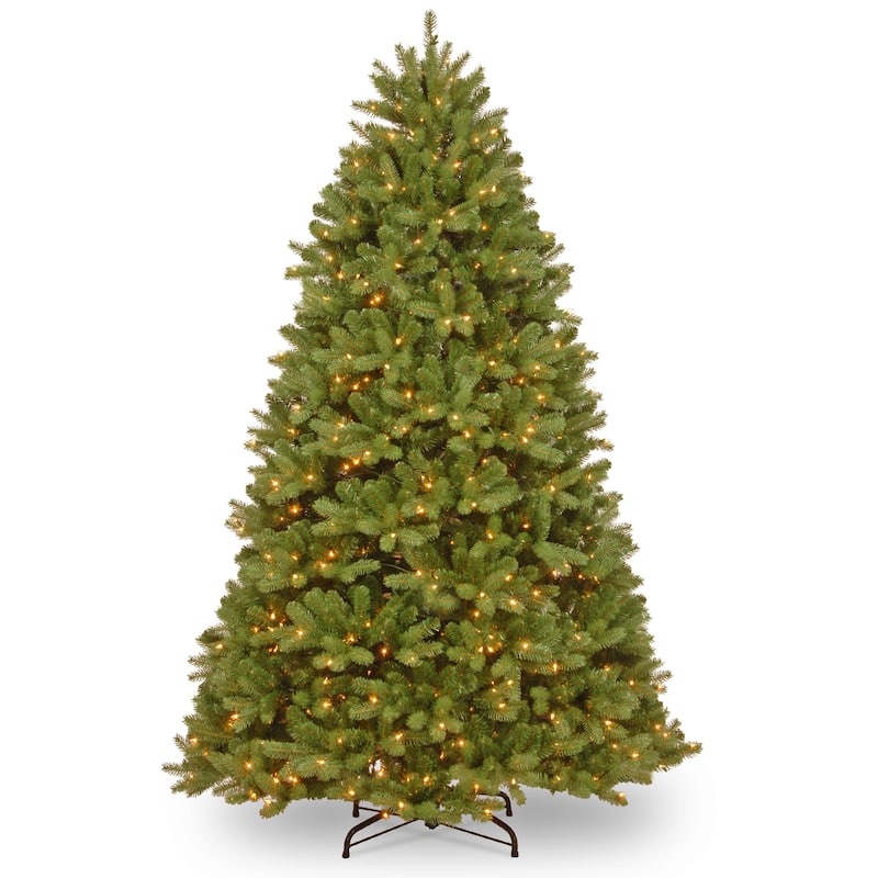 National Tree Company 7.5 ft. Newberry Spruce Tree with Clear Lights - 7.5 Foot