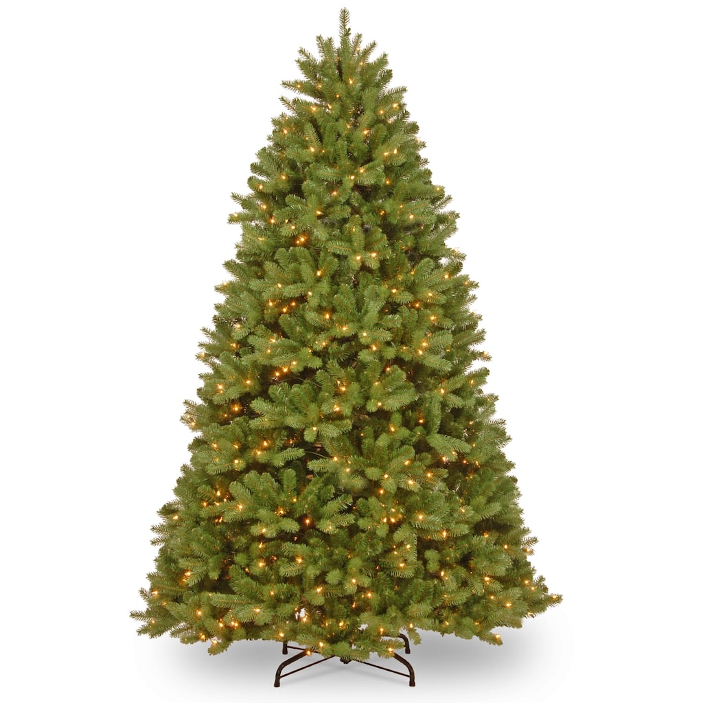 National Tree Company 7.5 ft. Newberry Spruce Tree with Clear Lights - 7.5 Foot