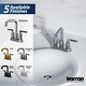 preview thumbnail 29 of 48, Karran Gillingham KBF536 2-Handle 4-Inch Centerset Bathroom Faucet with Matching Pop-up Drain