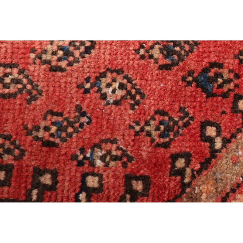 ECARPETGALLERY Hand-knotted Andelz Red Wool Rug - 3'3 x 4'11