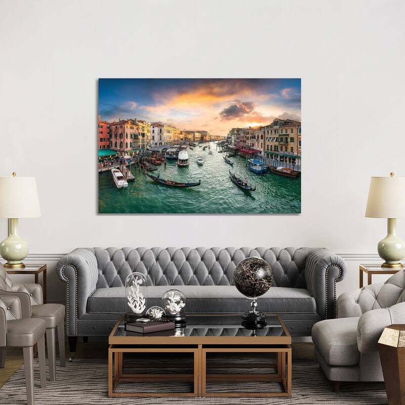iCanvas "The Grand Canal in Venice, Italy" by Jan Becke Canvas Print