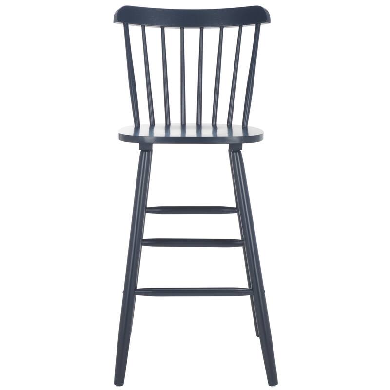 SAFAVIEH Aida 30-inch Spindle Farmhouse Bar Stool (Set of 2) - 19.9" x 19.8" x 38" - 20"W x 20"D x 43"H