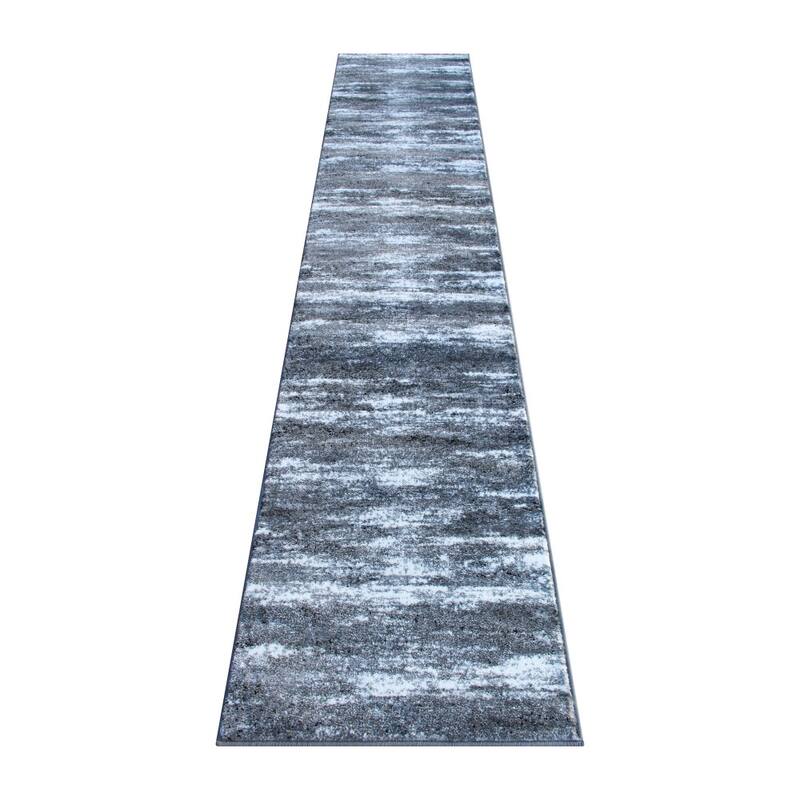 Distressed Motif Indoor Jute Back Olefin Area Rug