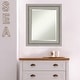 preview thumbnail 21 of 36, Beveled Bathroom Wall Mirror - Parlor Silver Frame