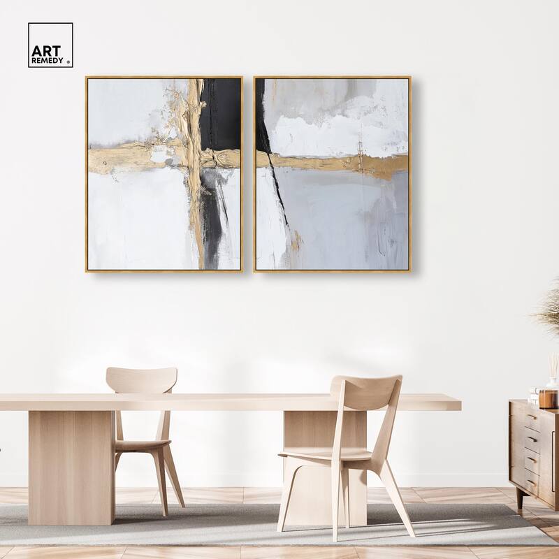Cracks of Creation IV Canvas Set of 2 by Art Remedy