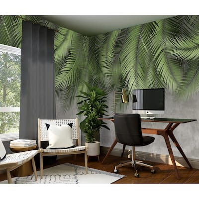 Tropical Palm Leaf Wallpaper Mural