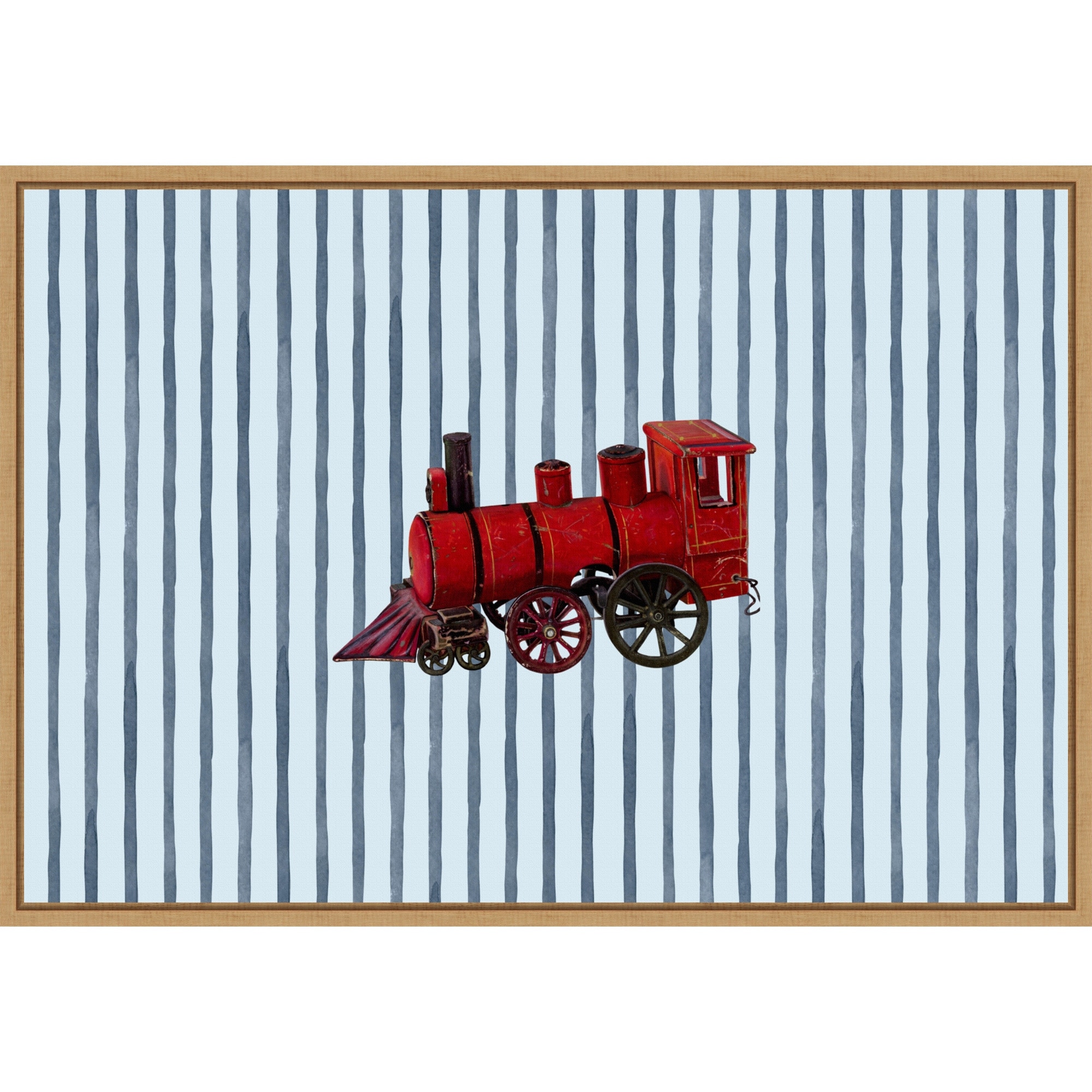 8 by Wild Violets Framed Canvas Wall Art