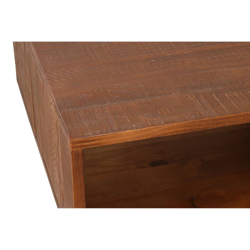 Turner Reclaimed Solid Wood 42-inch Hairpin Leg Coffee Table