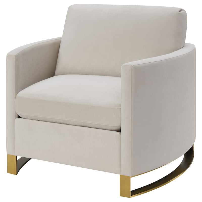 Corliss Upholstered Arched Arm Accent Chair