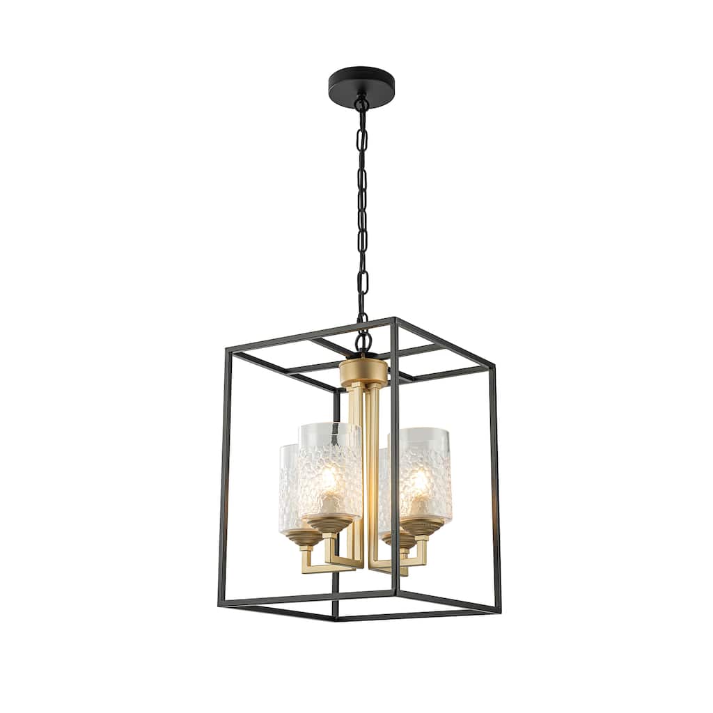 Kaia 4-Light Modern Farmhouse Chandelier - 13 In. Wide