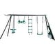 preview thumbnail 1 of 6, Heavy Duty Backyard Feature Swing Set, 6-in-1 Kids Swing Set 5-7 Years