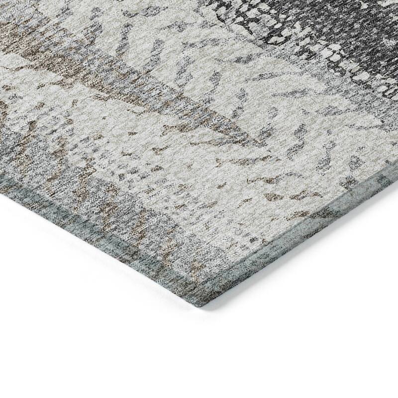 Machine Washable Indoor/ Outdoor Chantille Modern Imprints Rug