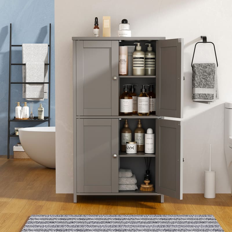 Multi-Room Storage Cabinet with Waterproof Board – Organizer for Bathroom, Kitchen & Living Room