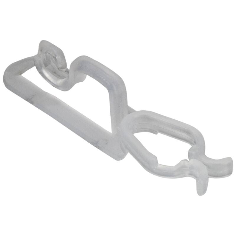 100ct Clear Commercial Grade Gutter Shingle LED Christmas Light Clips