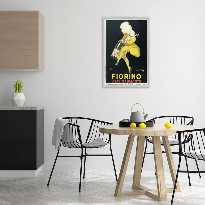 Stupell Vintage Fiorno Wine Framed Giclee Art Design By Marcus Jules
