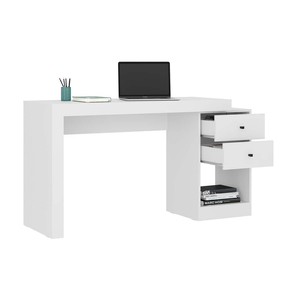 Modern Designs Expandable 47 to 61 Inches Long Home Office Desk