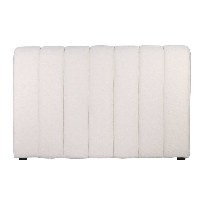Barton Fabric Bed, Cream, Queen