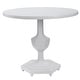 preview thumbnail 1 of 1, Uttermost Kabarda 32" Diameter Updated Traditional Foyer Table by Jim Gloss White
