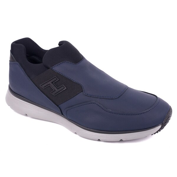 navy blue slip on trainers womens