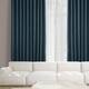 Exclusive Fabrics Faux Linen Extra Wide Room Darkening Curtain Panel