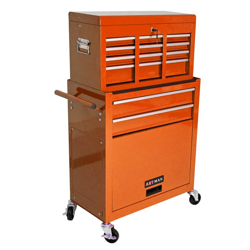 High Capacity Rolling Tool Chest with Wheels and 8 Drawers